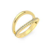 Ring Woman in Silver Cubic Zirconia RQRWG12